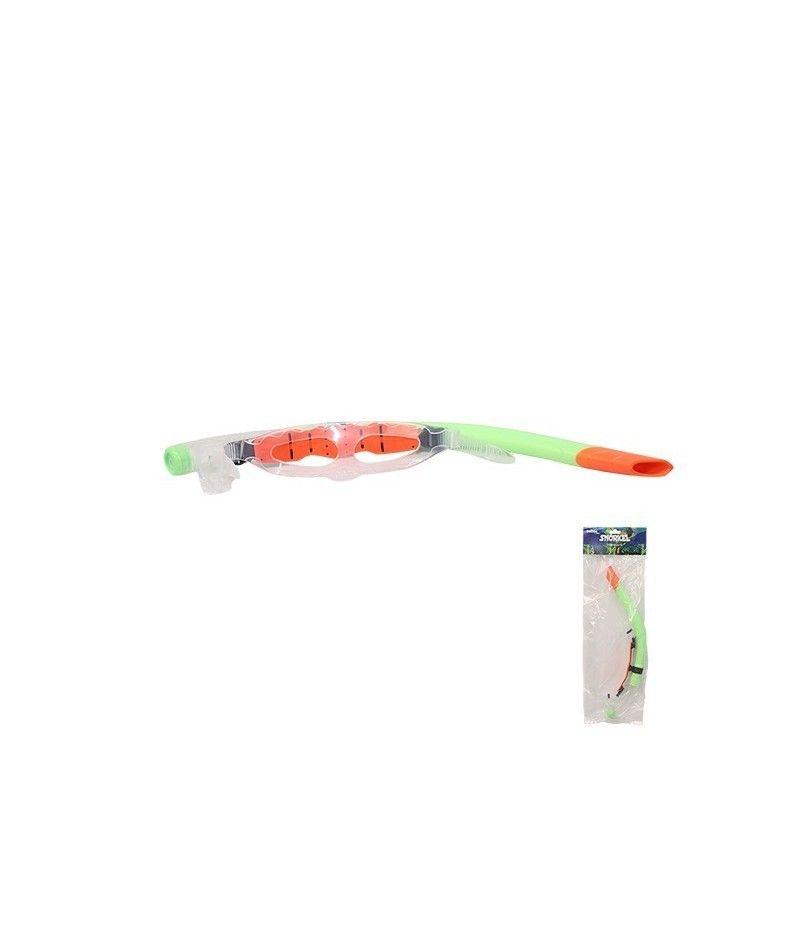 TUBO FRONTAL SOFTEE SNORKEL NEGRO/AMARILLO