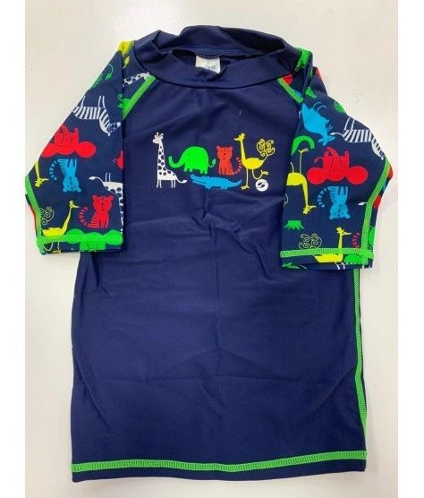 CAMISETA BAÑADOR RAS DE NIÑO AZUL NAVY