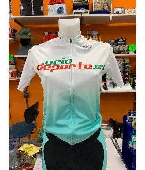 MAILLOT OCIODEPORTE MUJER TURQUESA/BLANCO