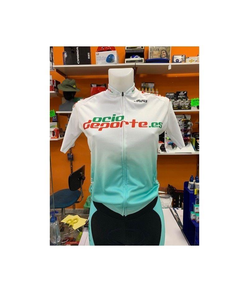 MAILLOT OCIODEPORTE MUJER TURQUESA/BLANCO