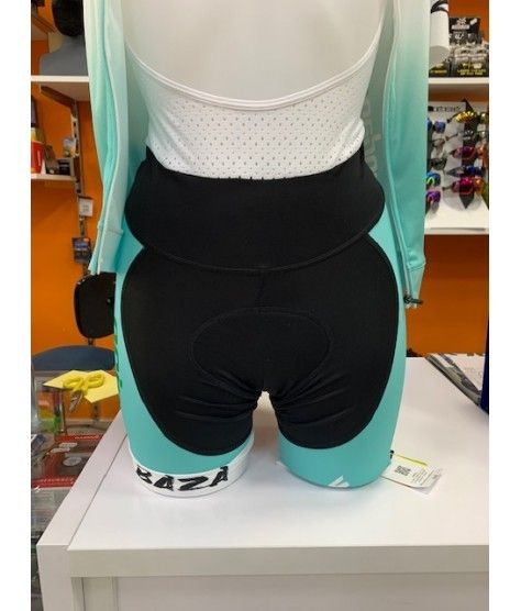CULOTTE OCIODEPORTE MUJER TURQUESA/BLANCO
