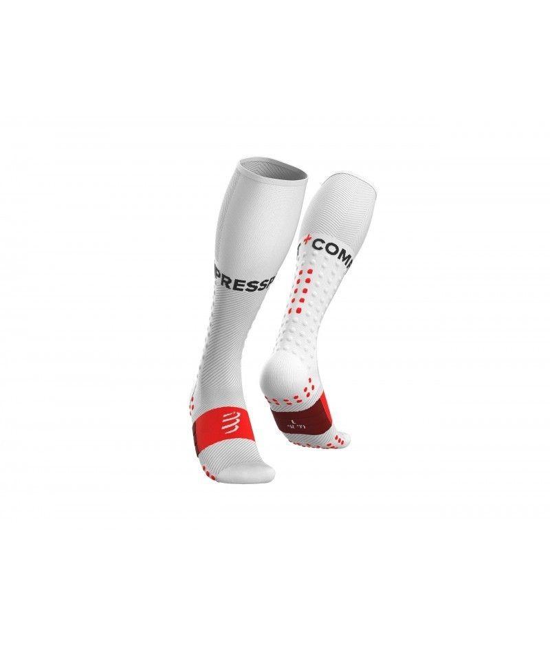 CALCETINES ALTOS RUN COMPRESSPORT BLANCO