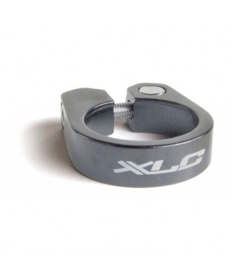 ABRAZADERA XLC PARA TIJA DE SILLIN 31.6MM TITANIO PLATA