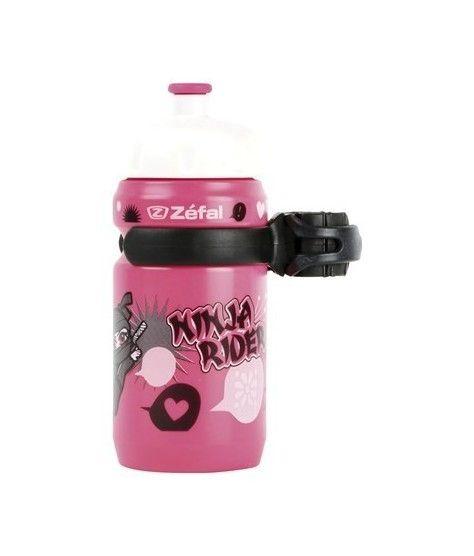Bidon Zefal Niña Ninja + Fijacion