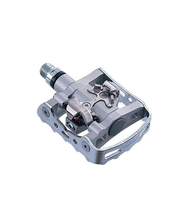 Pedal Shimano PD-M324 Plata Con Calas SM-SH56