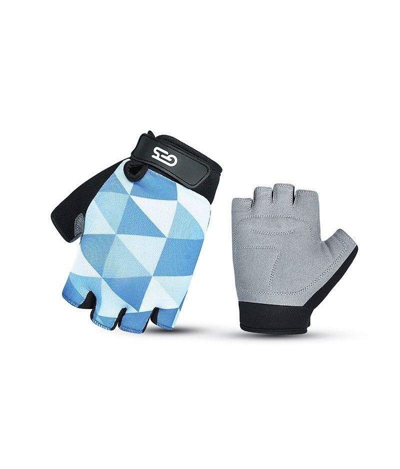 GUANTES GES NIÑO REBEL AZUL
