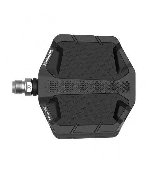 PEDALES SHIMANO FLAT PD-EF205 Plataforma NEGRO