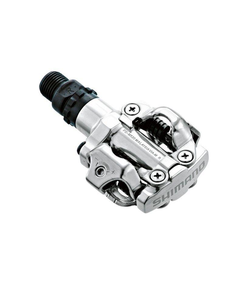 PEDAL SHIMANO PD-M520 SPD PLATA