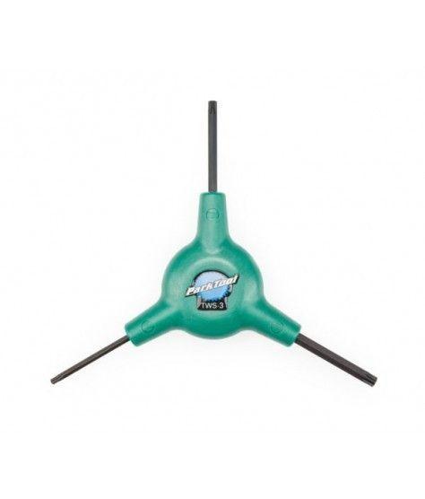 LLAVE PARKTOOL ALLEN TRIPLE VERDE T10 T25 T30