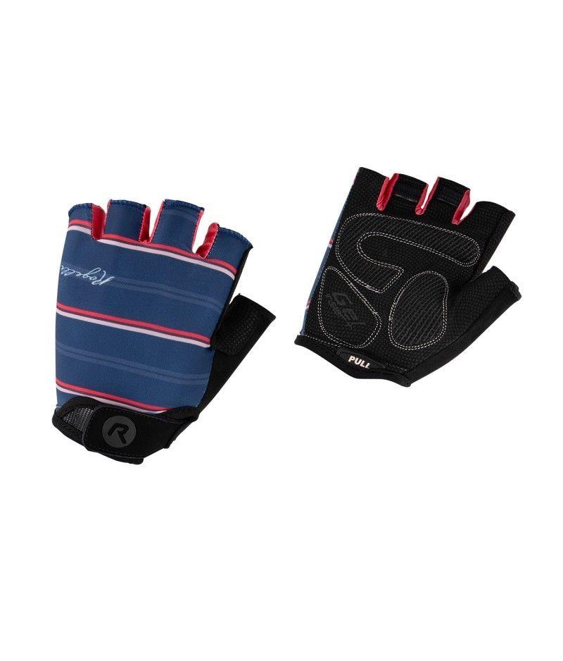 GUANTE ROGELLI STRIPE AZUL/ROSA MUJER