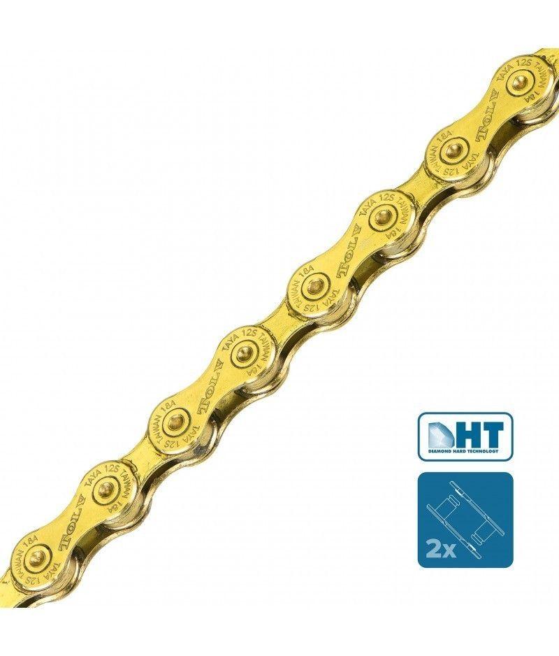 CADENA TAYA TOLV-121 12V DORADO 126L
