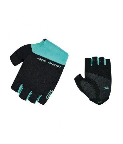 GUANTES GES MASTER NEGRO/CELESTE