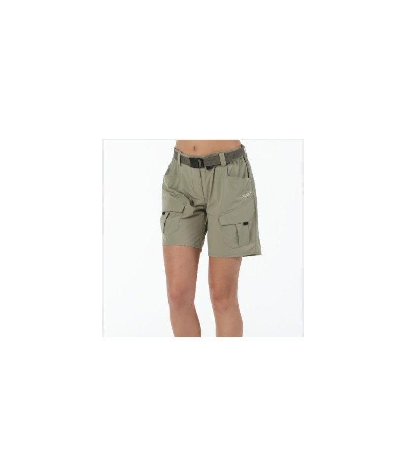 PANTALON CORTO +8000 TARAIRA 015 KAKI MUJER