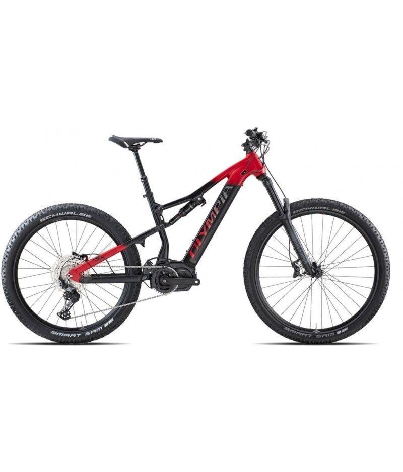 BICICLETA OLYMPIA EX 900 ROJO-NEGRO