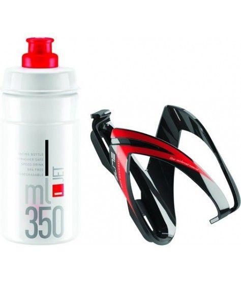 KIT ELITE PORTA BIDON NEGRO ROJO 709046