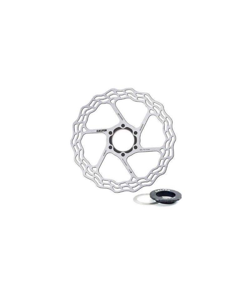 DISCO DE FRENO GALFER WAVE CENTER LOCK 160MM 1.8MM