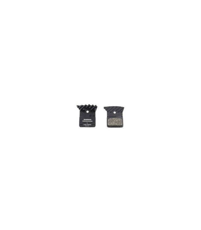 PASTILLAS FRENO SHIMANO RESINA L03A Con aleta de Refrigeracion