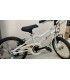 BICICLETA BIOCYCLE 16" BLANCO AMARILLO Y MORADO