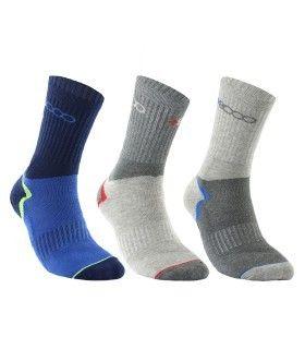 CALCETINES +8000 TREKKING HOMBRE PACK 3UND.