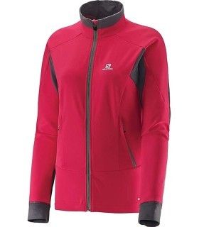 Chaqueta Salomon Momemtum Softshell Lotus Pink Mujer