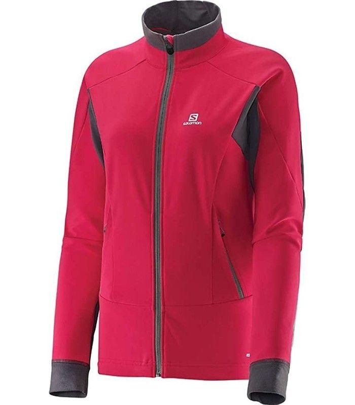 Chaqueta Salomon Momemtum Softshell Lotus Pink Mujer