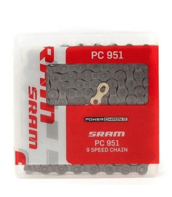 Cadena Sram PC951 Link Gold 9V 114L