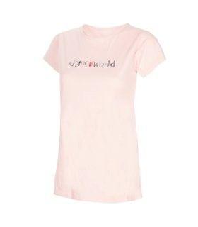 CAMISETA TRANGOWORLD WATERCOLOUR 81S MUJER ROSA CLARO