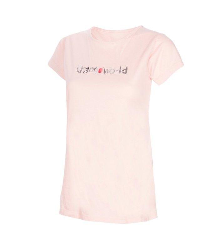 CAMISETA TRANGOWORLD WATERCOLOUR 81S MUJER ROSA CLARO
