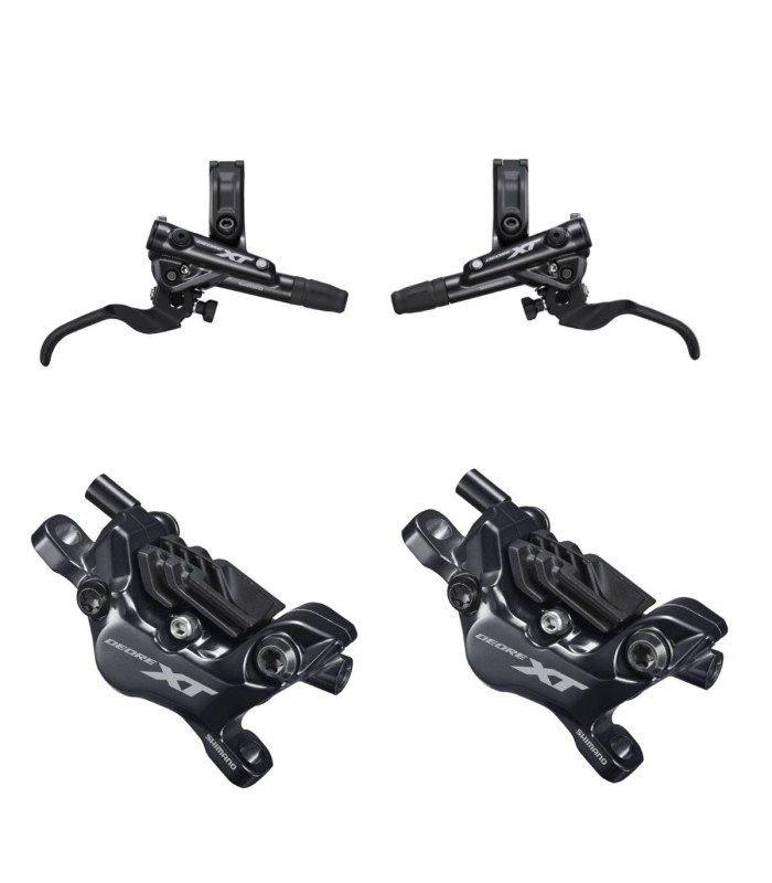 KIT FRENOS SHIMANO XT M8120 4 PISTONES DELANTERO Y TRASERO