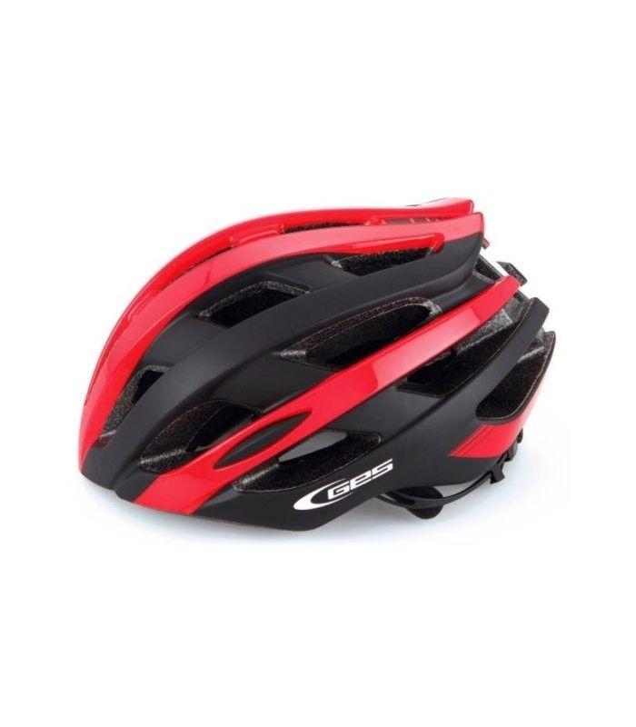 CASCO GES ICON-12 NEGRO/ROJO