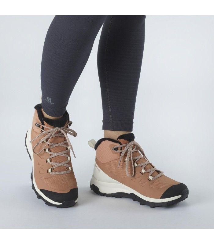 BOTA SALOMON OUTSNAP CSWP Waterproof Mujer