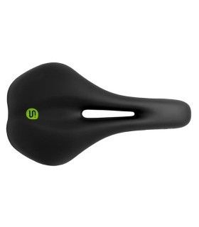 Sillín Smanie Explorer BLK/GRN Steel