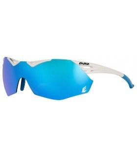 Gafas Eassun AVALON matt white frame/blue revo cat. 3 lens