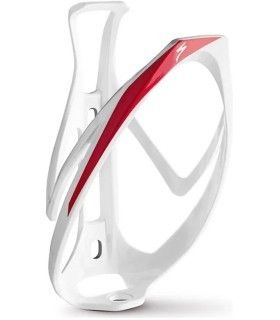 Portabidón Specialized Rib Cage II Blanco/Rojo
