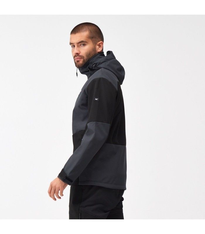 Chaqueta Regatta Hewitts Negro/Gris Hombre