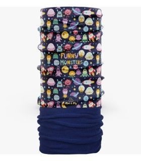 Braga Red Fly Multifunctional Kids Recycled Polar Funny Monsters