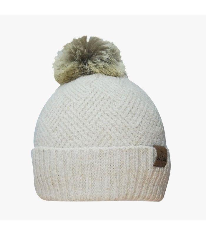 Gorro Red Fly Dellui Knitted Beanie White