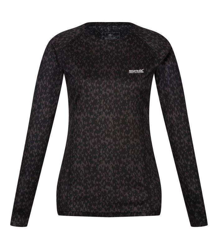 Camiseta Regatta Bampton Top Black Print Mujer