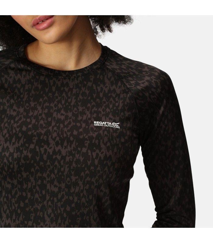 Camiseta Regatta Bampton Top Black Print Mujer