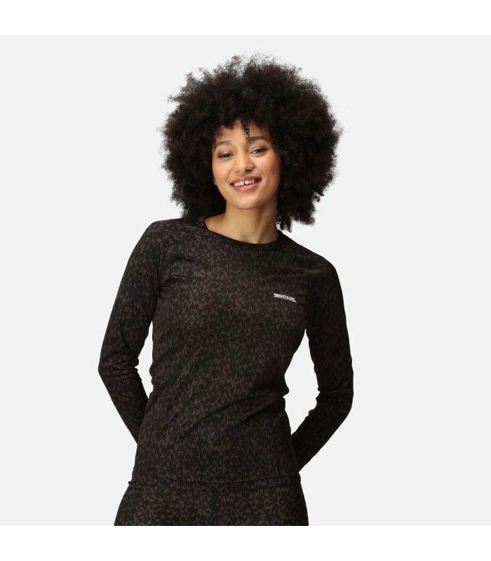 Camiseta Regatta Bampton Top Black Print Mujer