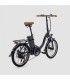 Bicicleta Biwbik Dublin Plegable Electrica Negro Con Acelerador Bateria 432WH