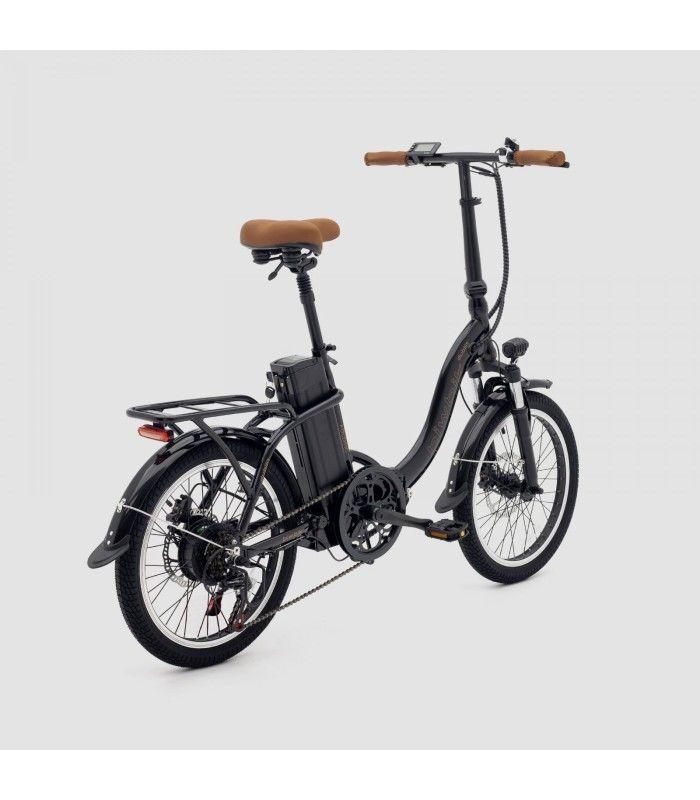 Bicicleta Biwbik Dublin Plegable Electrica Negro Con Acelerador Bateria 432WH