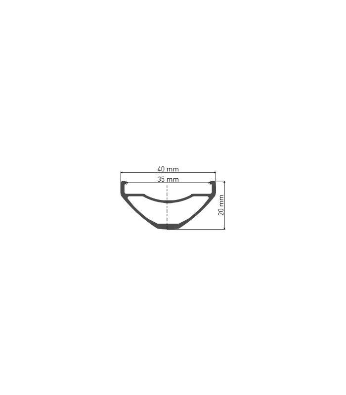 RUEDA DT SWISS H 1900 SPLINE 29 IS 35 TRASERA
