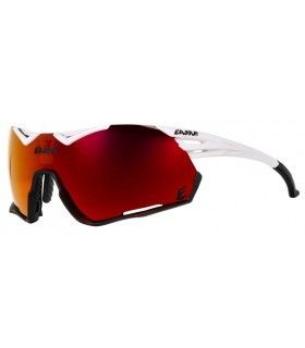 Gafas Eassun Challenge matt white-black spoiler/red revo