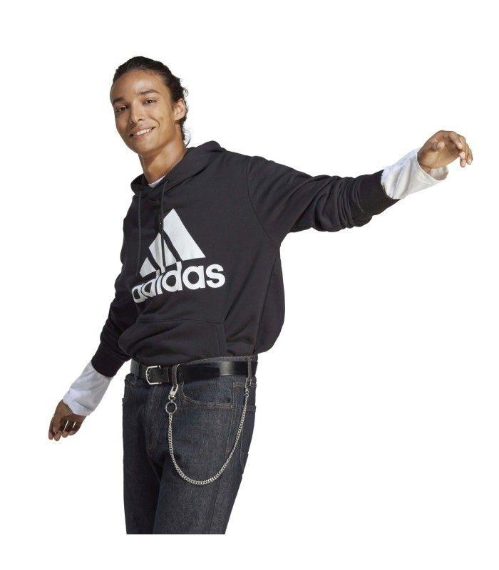 Sudadera Adidas M BL FT HD Negro Logo Hombre