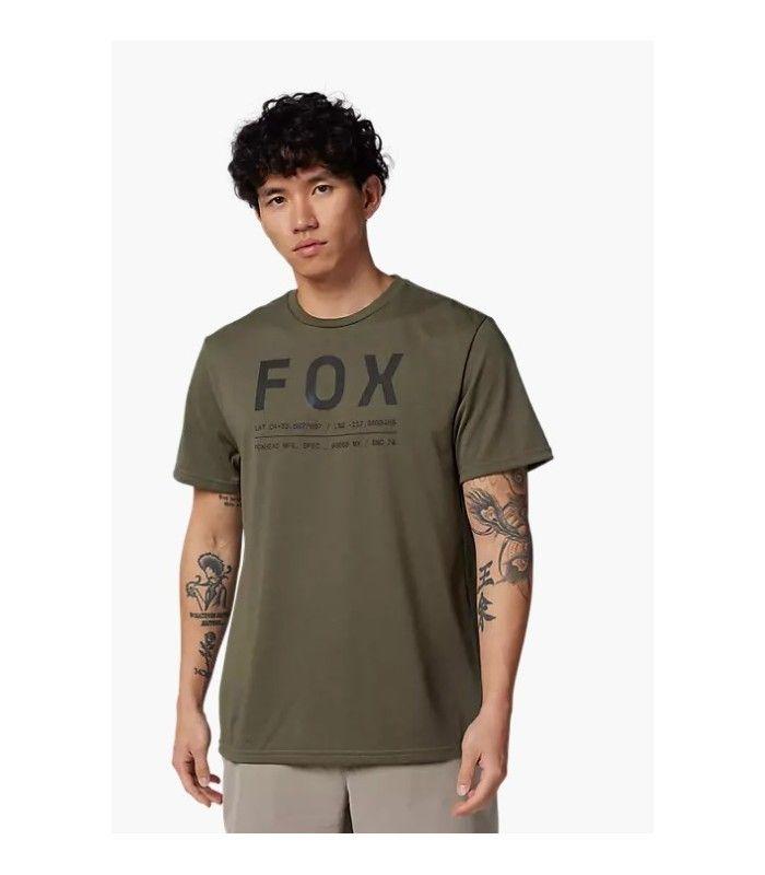 Camiseta Fox Non Stop Verde Oliva Hombre