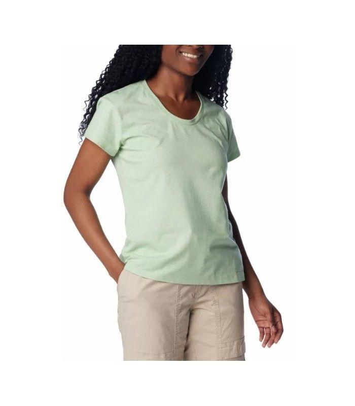 Camiseta Columbia Sun Trek SS Tee Sage Leaf Mujer