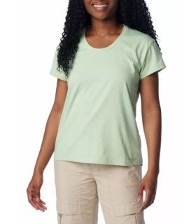 Camiseta Columbia Sun Trek SS Tee Sage Leaf Mujer