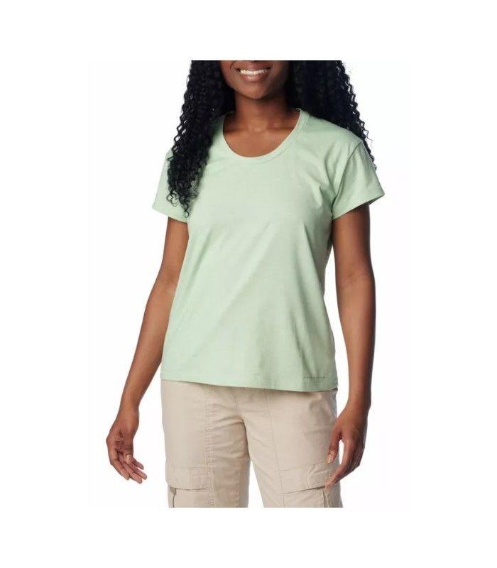 Camiseta Columbia Sun Trek SS Tee Sage Leaf Mujer
