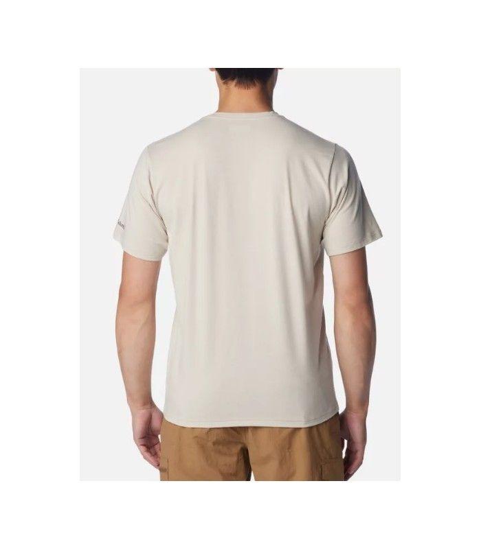 Camiseta Columbia Sun Trek Short Dark Stone Hombre